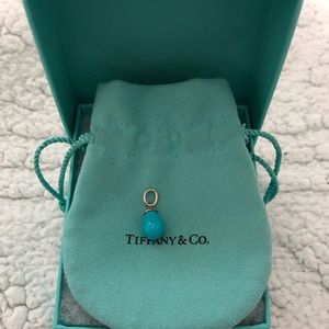 Tiffany & Co. Sterling silver turquoise charm